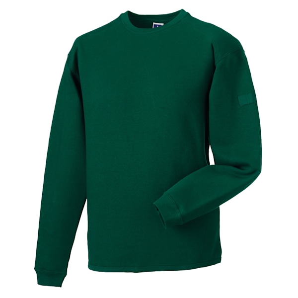 Russell Workwear Herr Crew Neck Set In Sweatshirt Top 2XL Flaska Grön Bottle Green 2XL