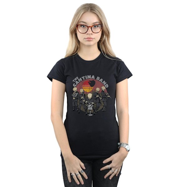 Star Wars Dam/Damer Cantina Band Bomull T-shirt XXL Svart Black XXL