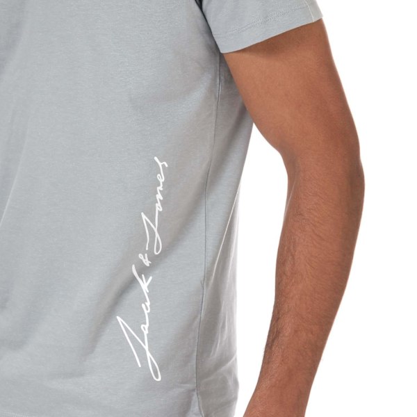 Jack And Jones Herr T-shirt med Rund Hals (5-pack) S Blå/Flerfärgad Blue/Multicoloured S