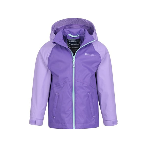 Mountain Warehouse Barnjacka Torrent II Vattentät för Barn/Barn Lilac 9-10 Years