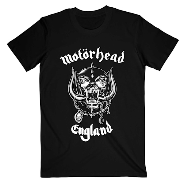 Motorhead Barn/Kids England T-shirt 7-8 år Svart Black 7-8 Years