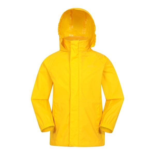 Mountain Warehouse Pakka II Vattentät Jacka för Barn 3- Yellow 3-4 Years