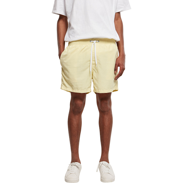 Bygg ditt varumärke badshorts för män M ljusgul Light Yellow M