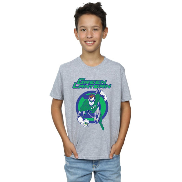 DC Comics Boys Green Lantern Leap T-Shirt 5-6 år Sports Grey Sports Grey 5-6 Years