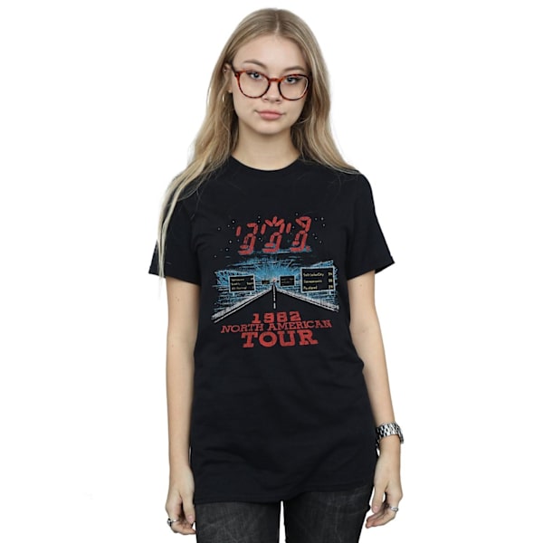 The Police Womens/Ladies North American Tour Bomull Boyfriend T Black S