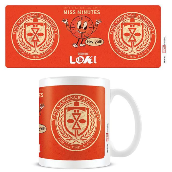 Loki Miss Minutes Mugg One Size Vit/Röd/Guld White/Red/Gold One Size