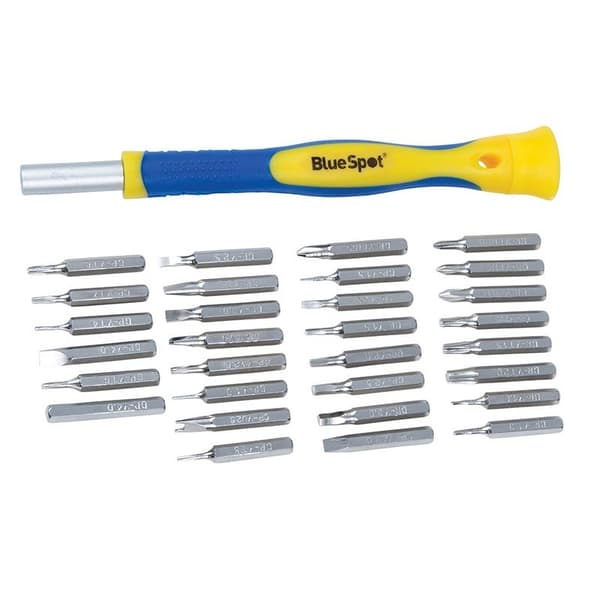 Bluespot Tools Precisionsskruvmejselset, 31 delar En Storlek Multi Co Multi Colour One Size