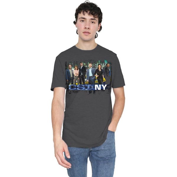 CSI: NY Unisex Vuxen Cast T-Shirt L Kolgrå Charcoal L