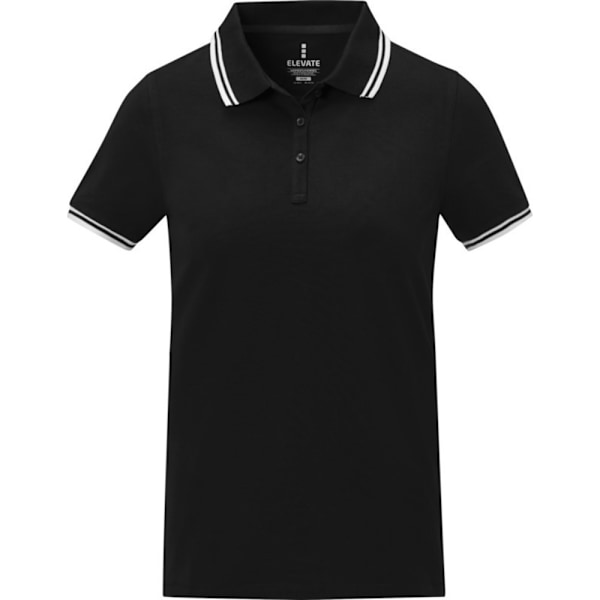 Elevate Dam/Kvinnor Amarago Kortärmad Polotröja XS Solid Solid Black XS