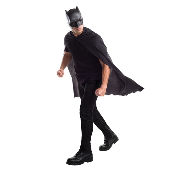 Batman Mask & Cape Set One Size Svart Black One Size