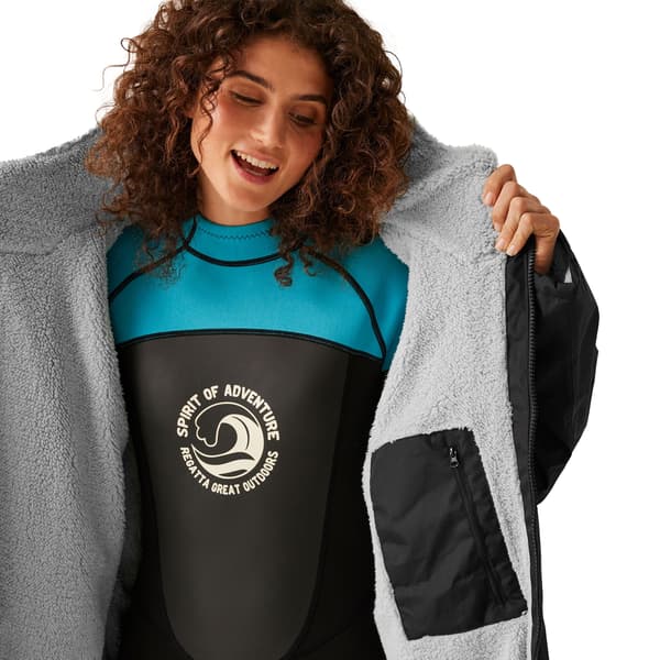 Regatta Unisex Vattentät Fleecefodrad Ombytesrock S-M Black S-M