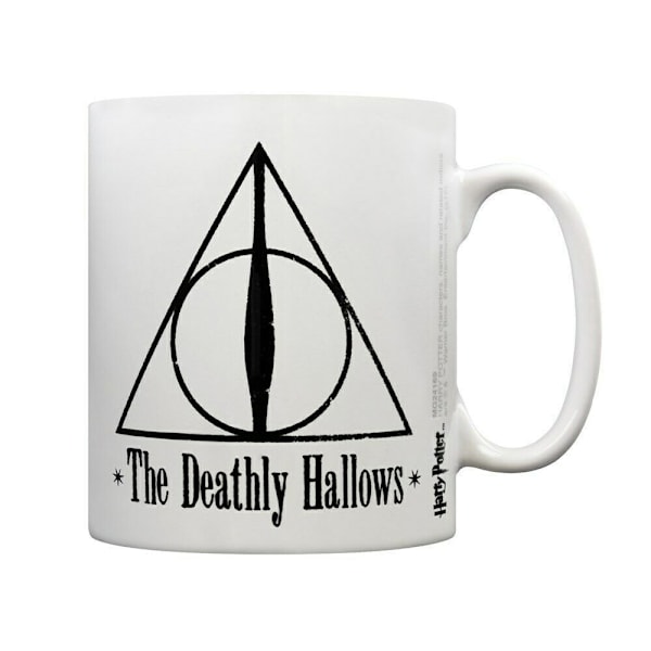 Harry Potter Master Of Death Mugg En Storlek Vit/Svart White/Black One Size