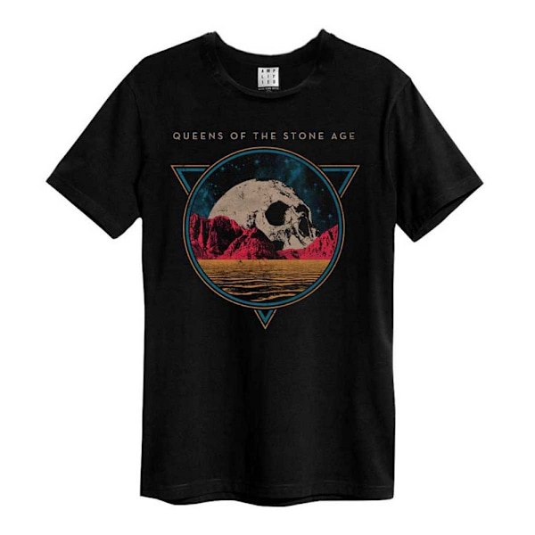 Amplified Unisex Vuxen Skalle Planet Queens Of The Stone Age T-S Black L