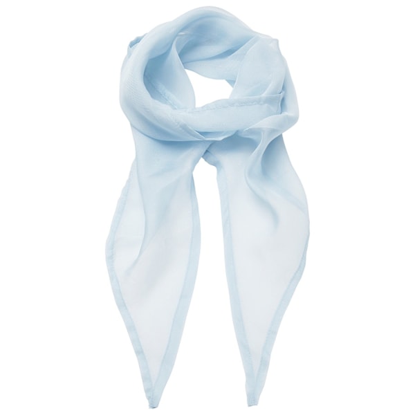 Premier Unisex Vuxen Färger Chiffon Scarf En Storlek Ljusblå Light Blue One Size