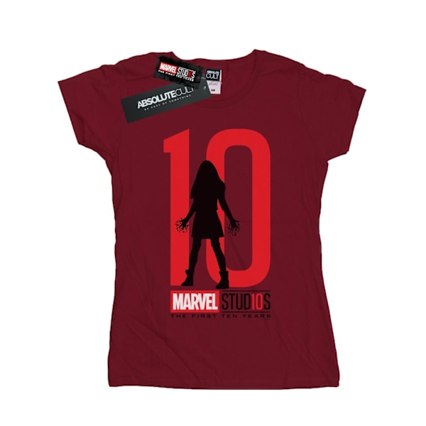 Marvel Studios Dam/Kvinnor 10 År Scarlet Witch Bomull T-Sh Burgundy XL