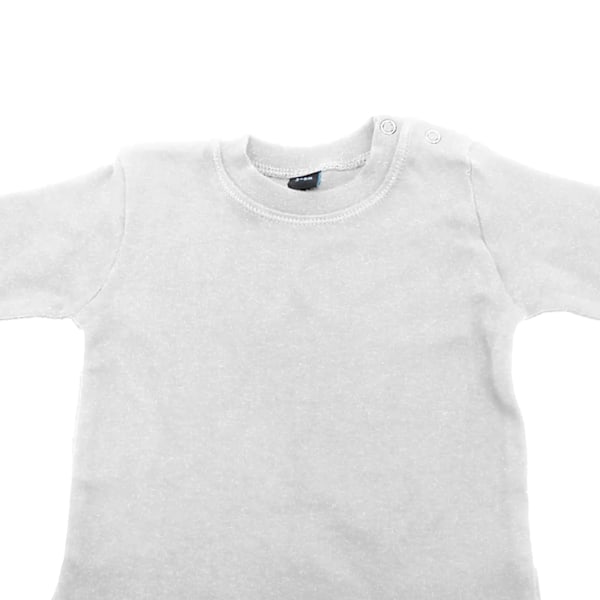 Babybugz Baby Girl Long Sleeve Tee / Baby Och Toddlerwear 6-12 White 6-12