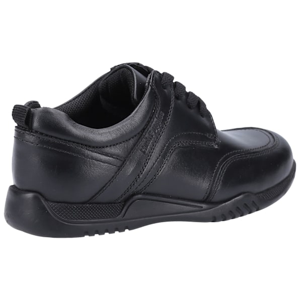 Hush Puppies Boys Harvey Läderskolskor 2 UK Svart Black 2 UK