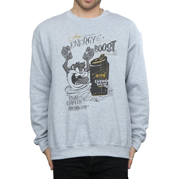 Looney Tunes Herr Taz Energy Boost Sweatshirt L Sports Grey Sports Grey L