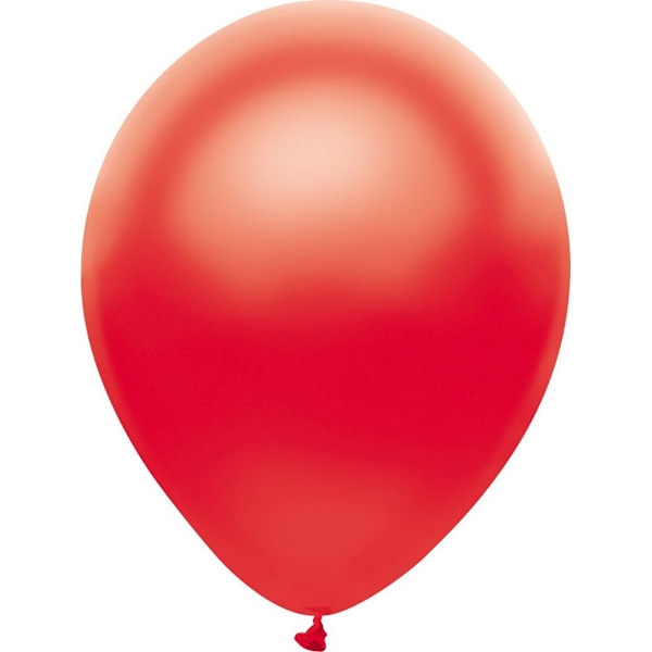 Globos Latex Plain Balloon (Förpackning om 100) En Storlek Klarröd Bright Red One Size