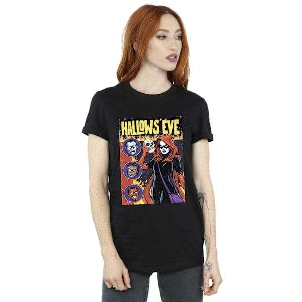 Marvel Womens/Ladies Hallows Eve Comic Cover Bomull Boyfriend T Black S