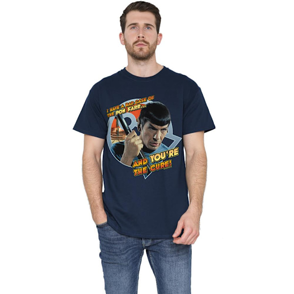 Star Trek Herr Pon Farr T-Shirt 3XL Marinblå Navy 3XL