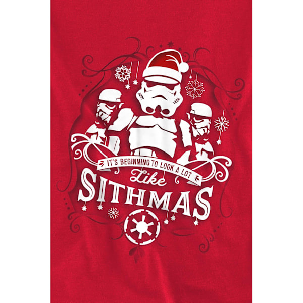 Star Wars Unisex Vuxen Börjar Likna Sithmus Jul Red M