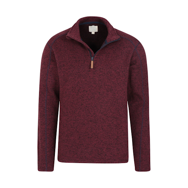 Mountain Warehouse Idris II Halvzip Fleece Top XS Mörk Röd Dark Red XS