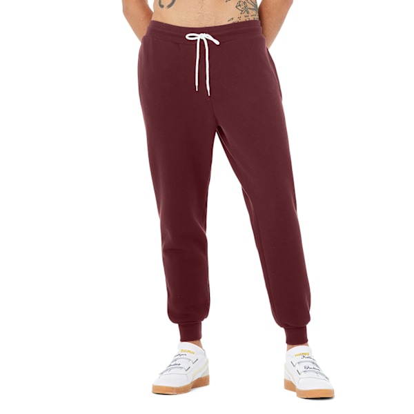 Bella + Canvas Unisex Jogger Sweatpants L Maroon Maroon L