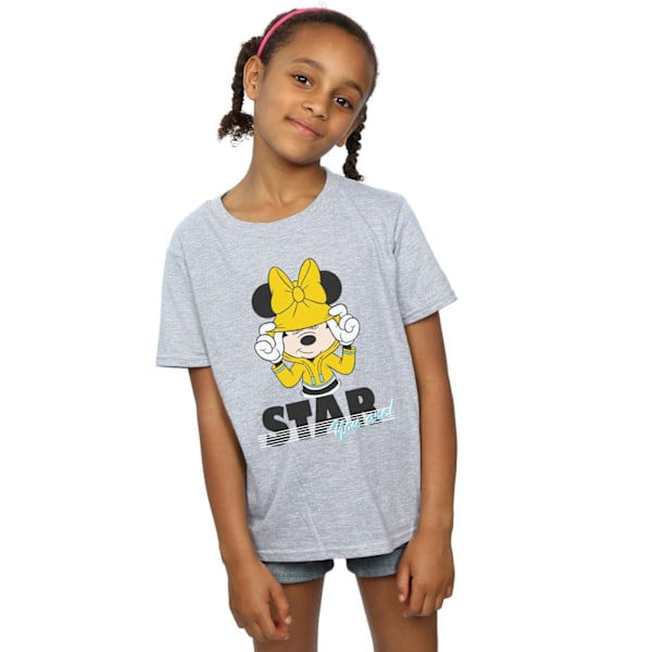 Disney Girls Mickey Mouse Star You Are Bomull T-shirt 12-13 År Sports Grey 12-13 Years