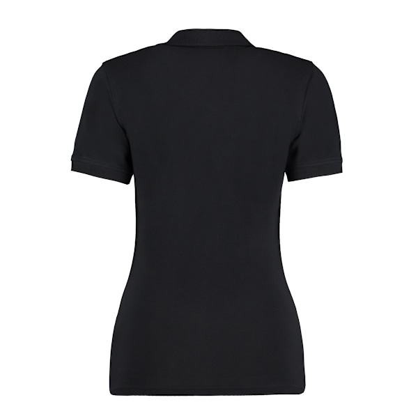 Kustom Kit Dam/Damer Sophia Comfortec V-ringad Poloskjorta 14 Black 14 UK
