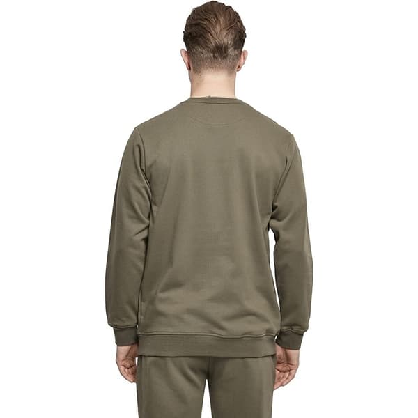 Bygg ditt varumärke Herr Basic Crew Neck Sweatshirt XXL Oliv Olive XXL
