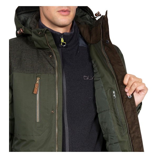 Trespass Mens Rockwell Vattentät Jacka XXS Oliv Olive XXS