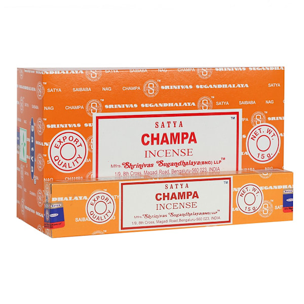 Satya Champa Rökelsepinnar (Förpackning om 120) En Storlek Flerfärgad Multicoloured One Size