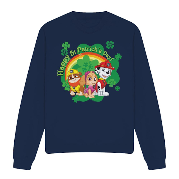 Paw Patrol Unisex Vuxen Team St Patricks Day Sweatshirt XXL Nav Navy XXL