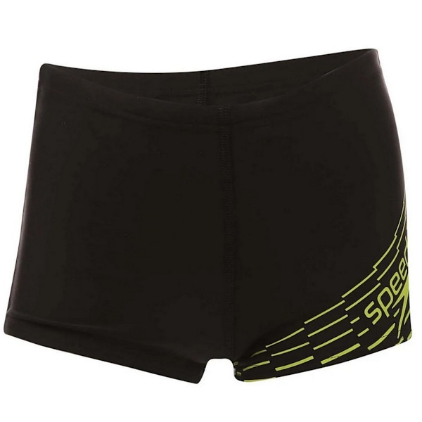 Speedo Pojkar Medley Logo Badshorts 13-14 År Svart/Grön Black/Green 13-14 Years