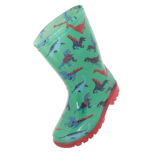 Mountain Warehouse Barnens/Barn Splash Dinosaurie Ljus Upp Brunn Green 7 UK Child