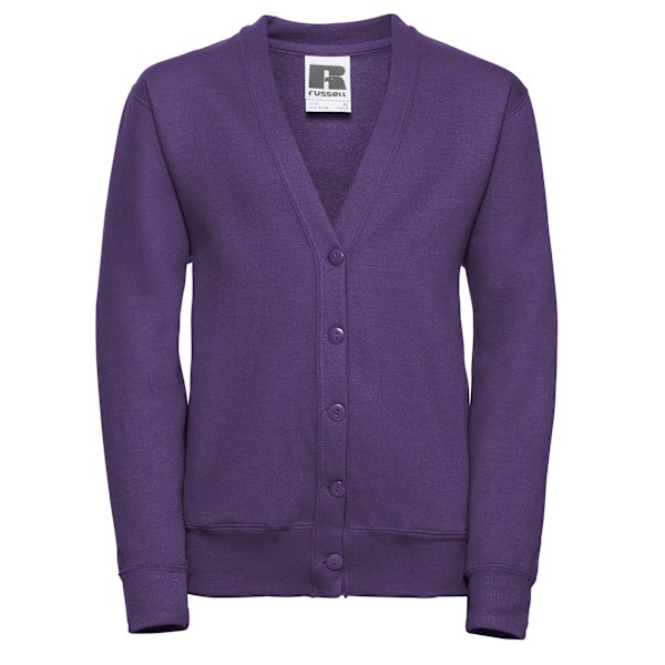 Jerzees Schoolgear Barn/Barn Cardigan 5-6 År Lila Purple 5-6 Years