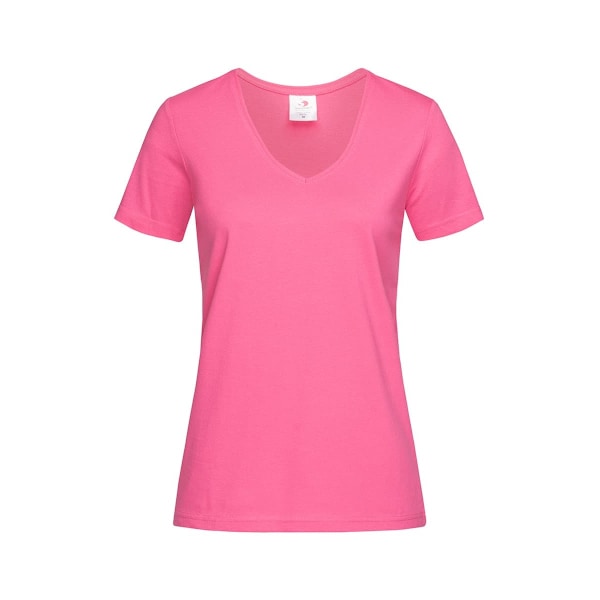 Stedman Dam/Damer Klassisk V-ringad T-shirt S Söt Rosa Sweet Pink S