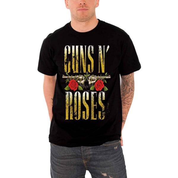 Guns N Roses Unisex Vuxen Big Guns T-shirt S Svart Black S