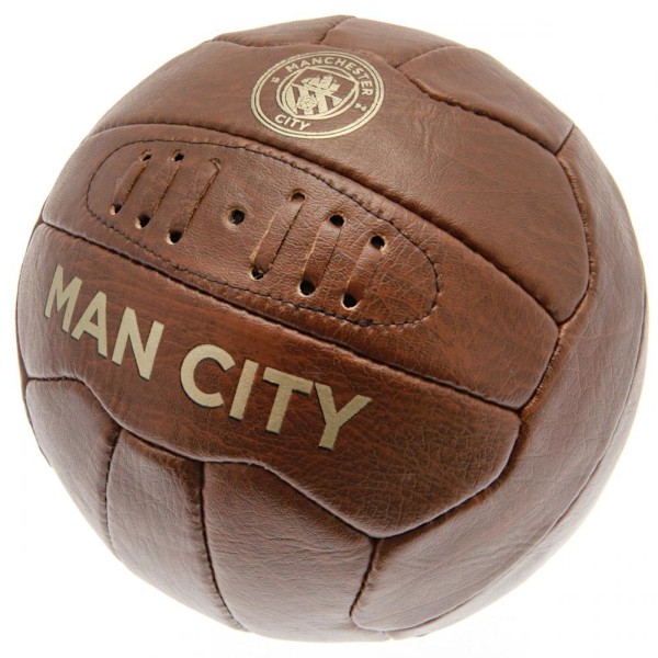 Manchester City FC Heritage Fotboll 5 Brun/Guld Brown/Gold 5