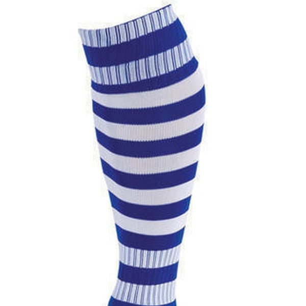 Precision Unisex Vuxen Pro Randiga Fotbollsstrumpor 7 UK-12 UK Roy Royal Blue/White 7 UK-12 UK