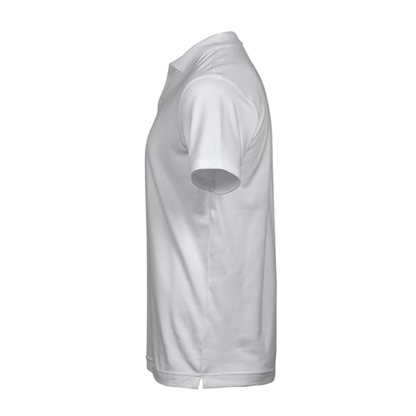 Tee Jays Herr Lyxig Stretch V-ringad Pikétröja L Vit White L