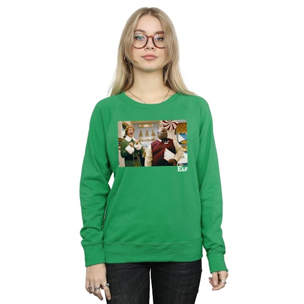 Elf Dam/Damer Julbutik Cheer Sweatshirt S Irländsk Grön Irish Green S