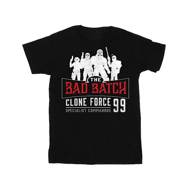 Star Wars The Bad Batch Clone Force 99 T-shirt 3XL Svart Black 3XL