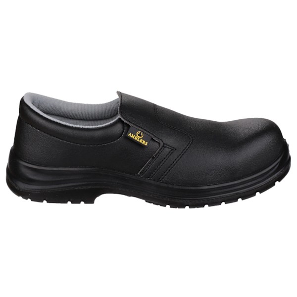 Amblers Safety FS661 Unisex Slip On Säkerhetsskor 3 UK Svart Black 3 UK