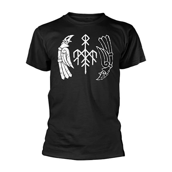 Wardruna Unisex Vuxen Kvitravn Organisk T-shirt XL Svart Black XL