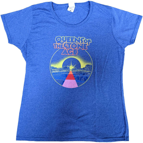 Queens Of the Stone Age Dam/Dam Warp Planet Cotton T-Shir Blue XL