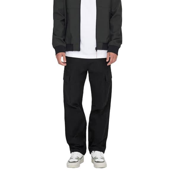 Only Herr Cargobyxor 29L Svart Black 29L