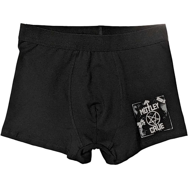 Motley Crue Unisex Adult Roadcase Boxer Shorts L Svart Black L