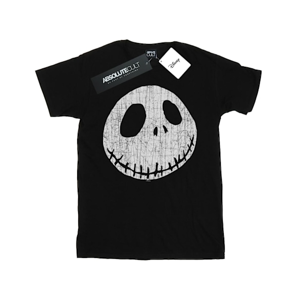 Disney Herr Nightmare Before Christmas Jack Cracked Face T-Shir Black L